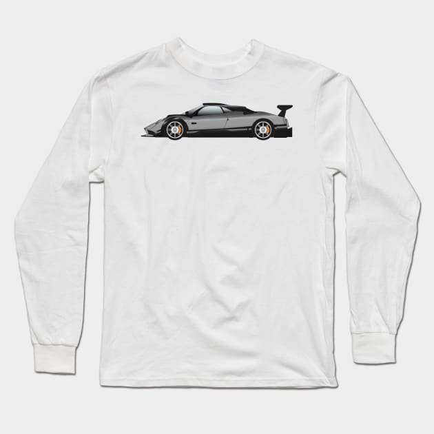 Pagani Zonda Long Sleeve T-Shirt by kindacoolbutnotreally